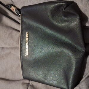 Black VS makeup bag